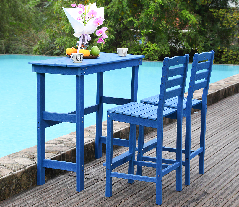 Set Makan Bar HDPE Sosial Biru Ceria