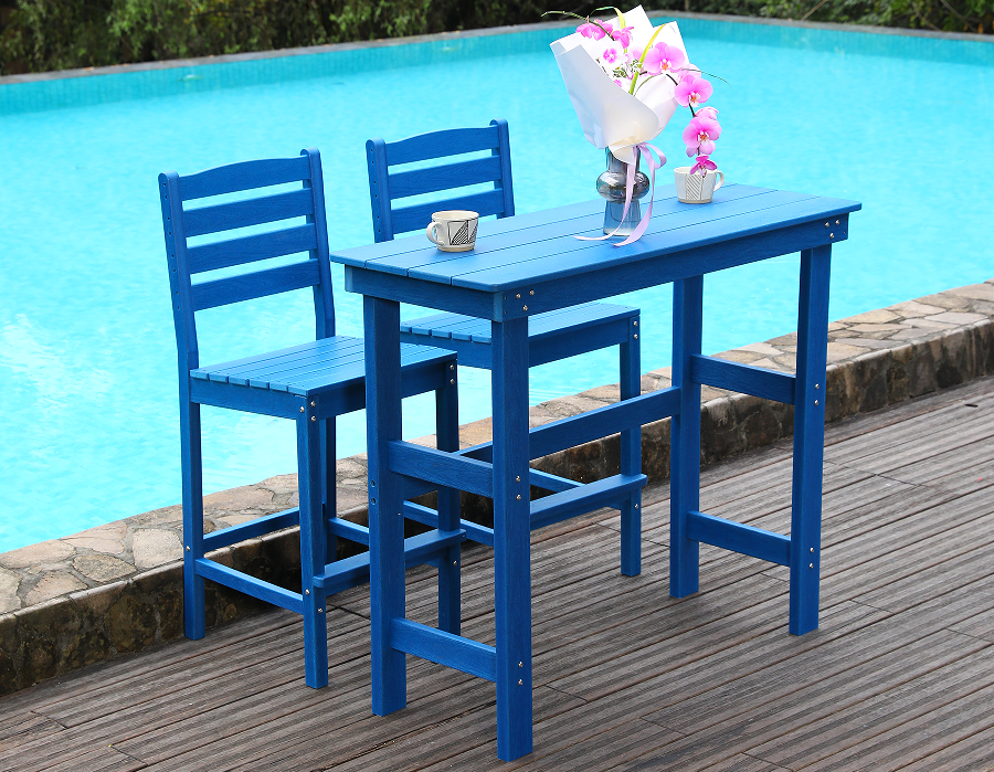 Set Makan Bar HDPE Sosial Biru Ceria