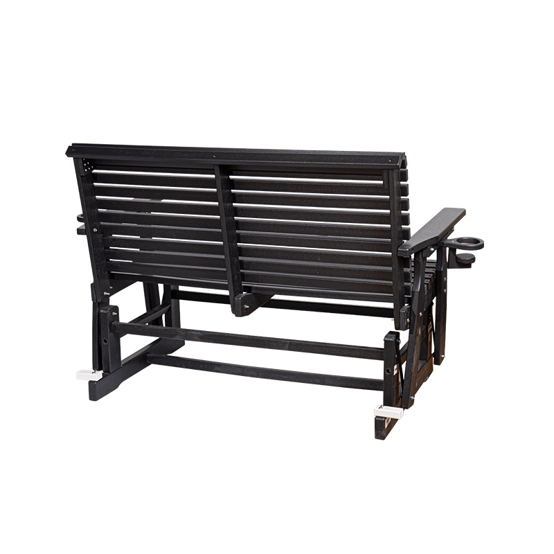 Kerusi Glider Patio Luar HDPE Tahan Cuaca