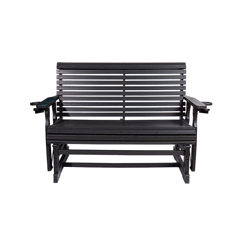 Kerusi Glider Patio Luar HDPE Tahan Cuaca